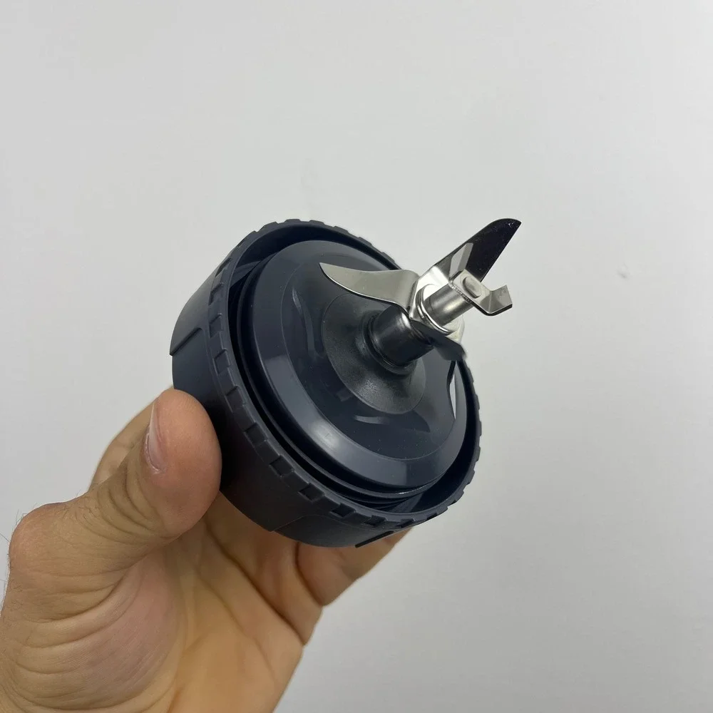 Ninja Single Serve Cup Extractor Blade Replacement 6-Fin Gray  Excellent